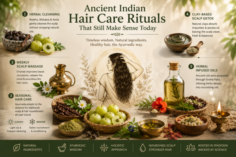 Ancient Indian Hair Care Rituals That Still Make Sense Today